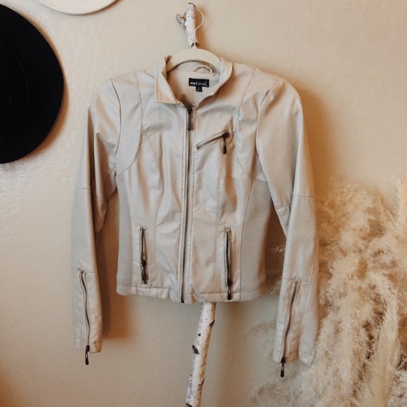 Wet Seal Jackets & Blazers - Faux Leather Jacket